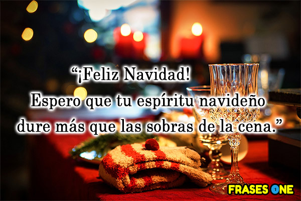 ¡Feliz Navidad! Espero que tu espíritu navideño dure más que las sobras de la cena.
