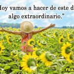 Frases de buenos días para compartir con tus amigos y familiares.