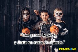 20 frases de Halloween cortas para la noche de brujas.