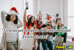 9 frases de Navidad para tus trabajadores.