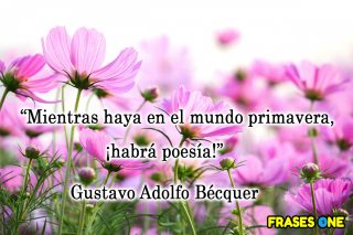 Frases de la primavera cortas.