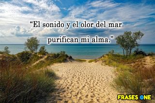 Frases del sonido del mar.