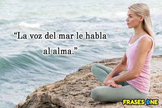 Mensajes sobre el mar para calmar el alma.