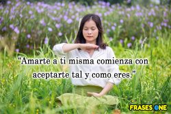 Reflexiones de amor propio para encontrar la paz interior.